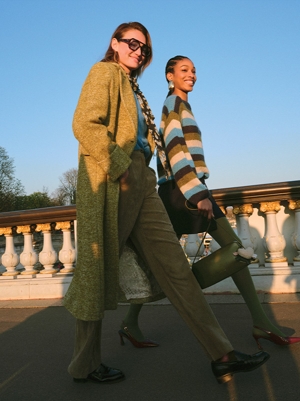 IBlues FW25 Get The Look Coat Knitwear Trousers Iblues